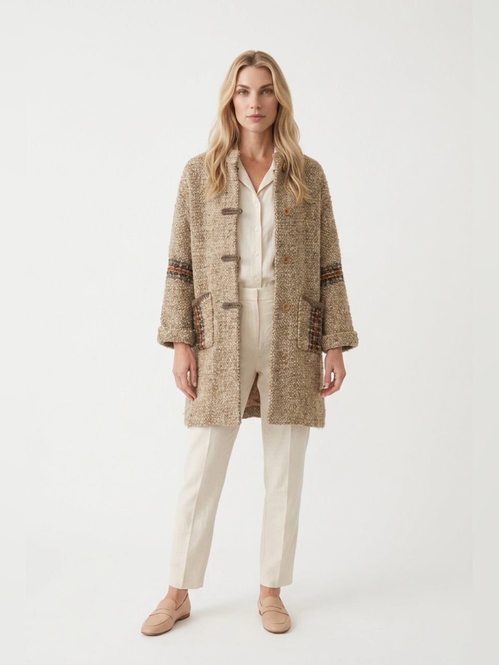 Vintage Hand woven car coat - Picture 2 of 16